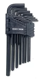 NEW Set Craftsman SAE 14 pc Hex Key Allen Head Wrench Set with Caddy - Picture 1 of 5