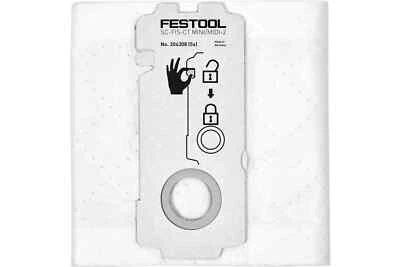 Festool 204308 SC-FIS-CT MINI/MIDI-2/5 SELFCLEAN Filter Bag 5pk - Image 1 of 2