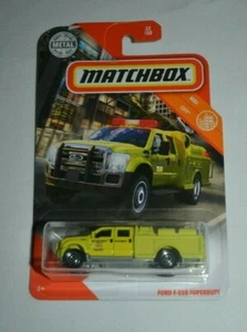 Matchbox MBX City 2020 - Ford F-550 Superduty amarillo paramédico - Imagen 1 de 3