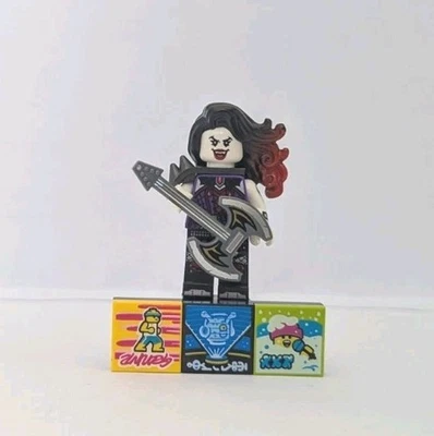 Lego Vidiyo Bandmates Serie 2 Vampiro Bajista Minifigura Foto 1 de 4