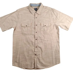 Camisa Black Jack Duo Para Hombres 2XL Tostada Manga Corta Abotonada Dos Bolsillos Informal - Imagen 1 de 9