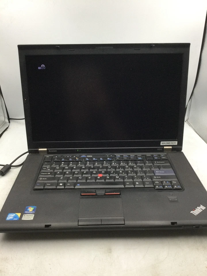 LENOVO THINKPAD W510 - FOR PARTS/BIOS LOCK - INTEL CORE I7 - NO RAM - READ - BB - Image 1 of 4