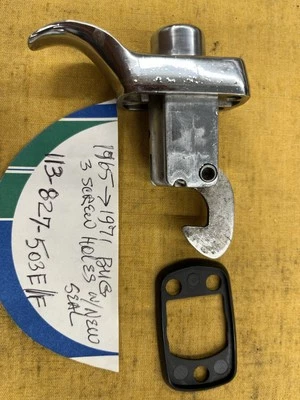 OEM Alemán VW Bug Decklid Pestillo Pulsador Volkswagen Beetle 113/111827503 E/F Foto 1 de 3