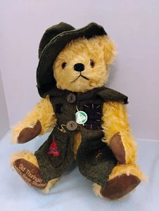 Vintage Hermann Old Turingia Bear Stuffer Growler Teddy Mohair Limited n. 694 - Foto 1 di 10