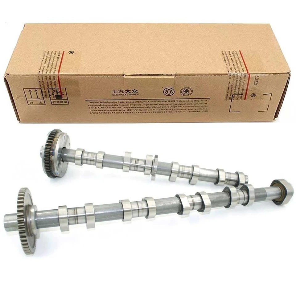 06H109022BA Árboles de levas de admisión y escape OEM 06H109021K para VW Passat Golf A3 2.0T Foto 1 de 4