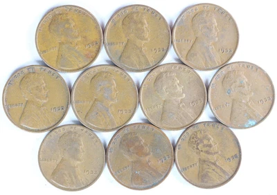 Roll of Fifty (50) 1933 Wheat Cents - Image 1 of 4