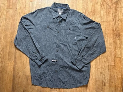 Merrell Opti Wick Upf 20 Shirt Men’s Button Up Hiking Trail Large  - Image 1 of 4