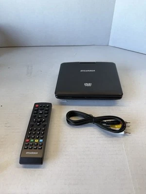 Sylvania SDVD7004 7" Portable DVD Player Swivel Screen - No Power ADAPTER - Image 1 of 4