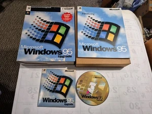 Microsoft Windows 95 Upgrade CD-ROM Edition – Complete in Box w/ Manual & CD Key - Picture 1 of 12