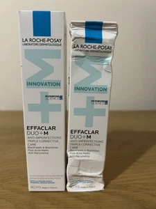 2x40ml La Roche-Posay Effaclar Duo+M Anti-Blemish Corrective Gel Moisturiser - Picture 1 of 3