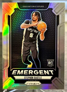 2024-25 Panini Prizm Basketball Stephon Castle RC Emergent Silver Prizm #29 - Imagen 1 de 2