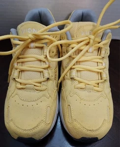 Vionic 23 Walk Walking Shoes Women US Size 9 Yellow Suede WX 11-2021 - Picture 1 of 15