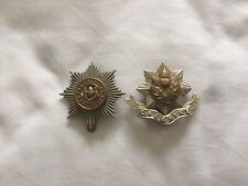 nice looking lot 2 cap badge 100% original cheshire regiment 2 styles