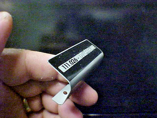 Mercedes Benz Data Plate RESTORATION SERVICE Aluminum German built cars - Image 1 of 1