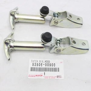 Par de bloqueo de capó genuino Toyota Land Cruiser FJ40 FJ45 BJ40 OEM - Imagen 1 de 2