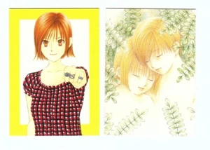 Tarjeta de 2 piezas Kare Kano His and Her Circunstances anime Miyazawa Yukino Arima - Imagen 1 de 4