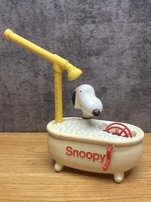 Bañera de juguete vintage Chemtoy Inc Snoopy Corp Copyright 1958 fabricante de burbujas Foto 1 de 4