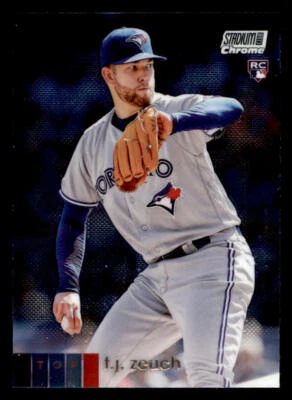 2020 Stadium Club Chrome #294 T.J. Zeuch RC - Image 1 of 2
