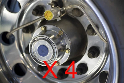 4CROSSFIRE TIRE EQUALIZER SYSTEM 100 PSI STAINLESS STEEL HOSE Peterbilt Kenworth - Image 1 of 4