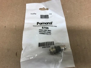 POMONA 6705 HIGH DEF BNC ISOLATED PANEL CONNECTOR F/F - Picture 1 of 1