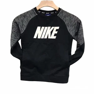 Kids NIKE Logo Pullover Crewneck Sweatshirt, Size 7 For AGES 6-7 - Picture 1 of 12
