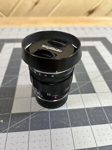 Voigtländer APO-LANTHAR 50mm f/2.0 Aspherical Lens for Leica M - Black