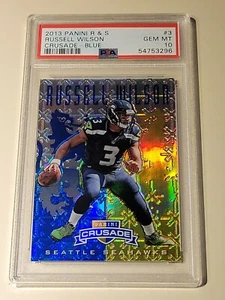 2013 Panini R & S #3 Russell Wilson Crusade-Blue PSA 10 - Picture 1 of 2