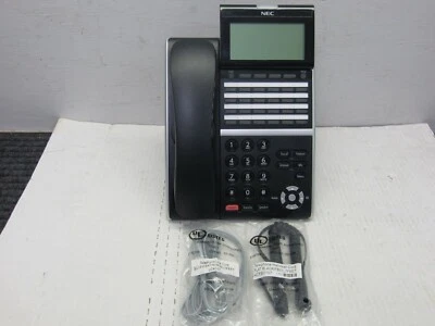 NEC DTZ-24D-3 Univerge DT400 24-Button Black Display Phone (650004) 12 In-Stock - Image 1 of 3