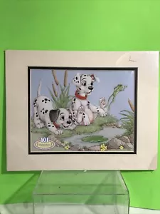 Disney 101 Dálmatas Cachorros Peludos y Rana 14" X 11" Arte Sellado - Imagen 1 de 10