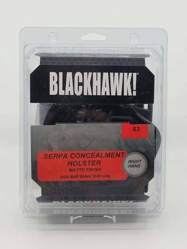 Blackhawk Serp CQC -Mt Fnsh-R S&W M&P Shield 9/.40 - 410563BK-R