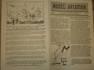 Dec 1941 Model Aviation Bulletin Of Academy Of Model Aeronautic Tethered Flying - Picture 1 of 3