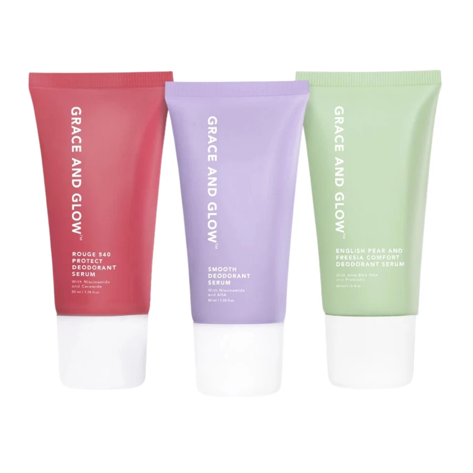 1x Grace and Glow Roll On desodorante suero suave niacinamida iluminar axilas Foto 1 de 1