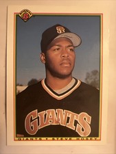 1990 Bowman Baseball Card Steve Hosey Rookie San Francisco Giants #242 MLB