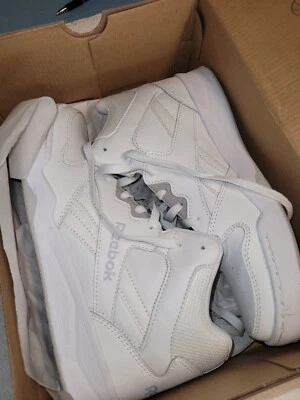 REEBOK ROYAL BB4500 H2 HIGH HI2  WHITE/GRAY CLASSIC BASKETBALL  MENS Size 8.5 - Image 1 of 4