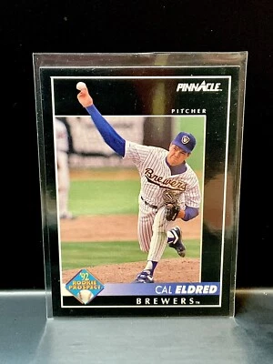 1992 Pinnacle Score Cal Eldred #249 - Milwaukee Brewers - Image 1 of 2