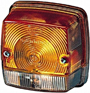 White Yellow Left Front Right Indicator HELLA Fits FENDT Gt V 2BE003014251 - Picture 1 of 2