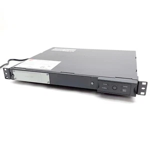 APC Smart UPC 450VA 1U Power Supply Rackmount 4 Outlet System W No Battery Face - Picture 1 of 6