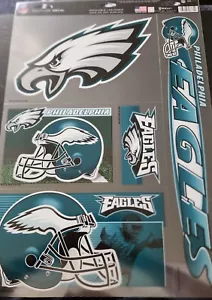 PHILADELPHIA EAGLES HIGH QUALITY 5 STICKER SET REPRESENT - Picture 1 of 4