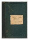 Longfield, Robert The Game Laws Of Ireland 1864 First Edition Hardcover