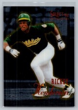 1995 Select Certified #41 Rickey Henderson Oakland Athletics Baseball Card