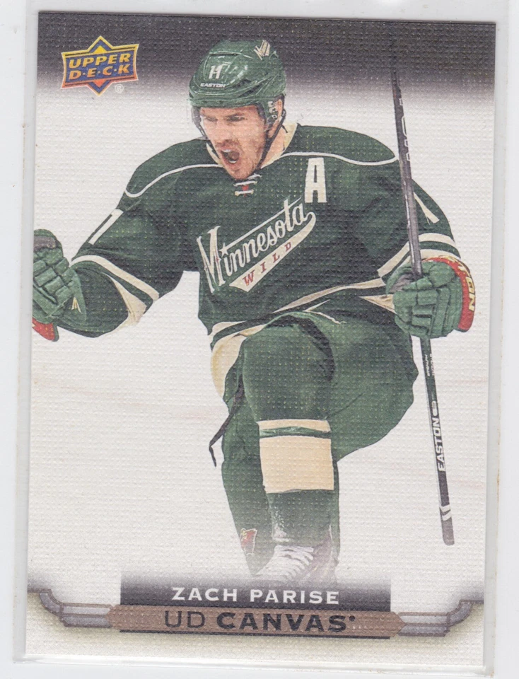 15/16 UD...ZACH PARISE...CANVAS...CARD # C43...WILD - Image 1 of 1