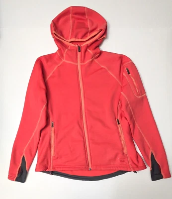 REI Wind Pro Women's Active Hoodies Orange Jacket Full Zip Pullover Size M NWOT - Imagem 1 de 4