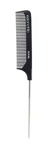 Salonchic 9 In. Pin Tail Carbon Comb Heat Resistant Hair Comb. Pintail combs - Picture 1 of 9