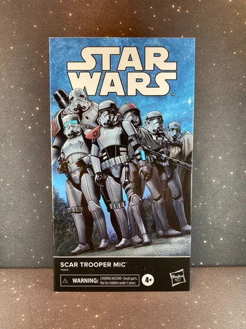 2023 Star Wars Black Series 6" Scar Trooper Mic Action Figure Cover