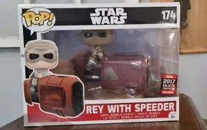 Funko Pop! Star Wars 174 Rey with Speeder Celebration New In Box - Picture 1 of 7
