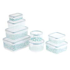 Thyme & Table Food Storage Set, 16-Piece, Green Floral Y9