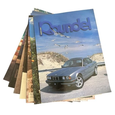 Roundel BMW Magazines 2000 Car Club of America Lot Of 7 Foto 1 de 4