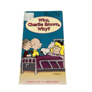 Why Charlie Brown Why 1995 VHS Paramount Peanuts Collection Slipcover 90s - Imagen 1 de 12
