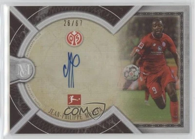 2018 Topps Museum Collection Bundesliga /67 Jean-Philippe Mateta Rookie Auto RC - Image 1 of 2