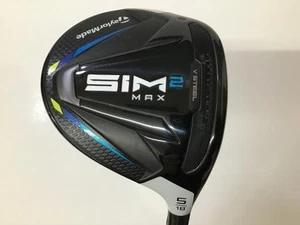 Taylor Made SIM2 MAX / 5W Regular / TENSEI BLUE TM50 / Fairway Wood / Excellent - Picture 1 of 4